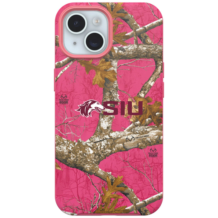 RealTree OtterBox Phone case with Southern Illinois Salukis Primary Logo