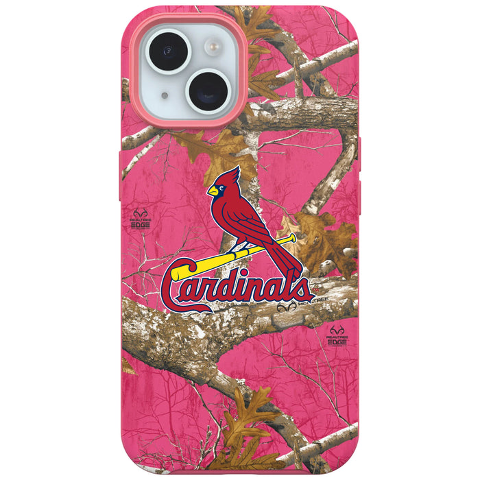 RealTree Camo OtterBox Phone case with St. Louis Cardinals Primary Logo