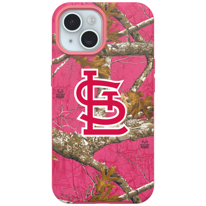 RealTree Camo OtterBox Phone case with St. Louis Cardinals Primary Logo