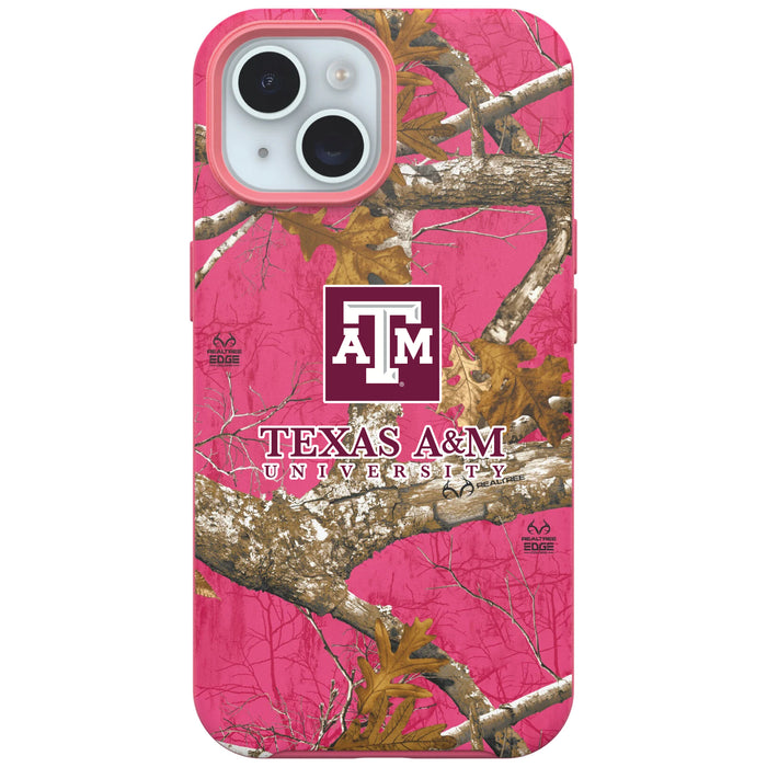 RealTree OtterBox Phone case with Texas A&M Aggies Primary Logo