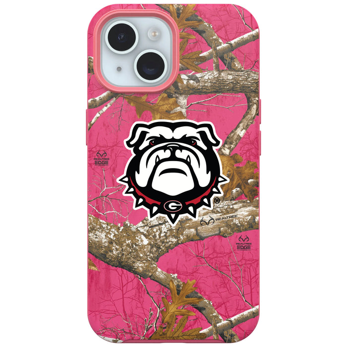 RealTree OtterBox Phone case with Georgia Bulldogs Primary Logo