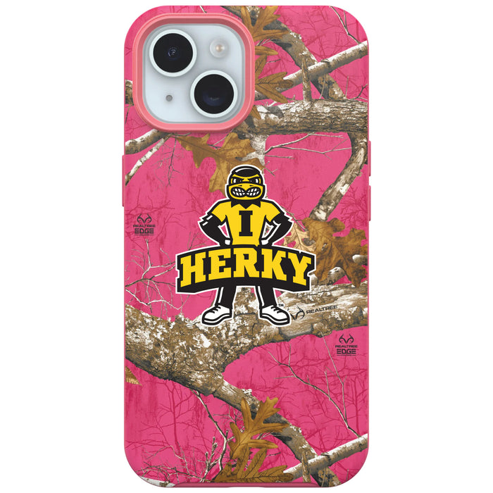 RealTree OtterBox Phone case with Iowa Hawkeyes Primary Logo