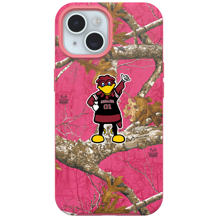 RealTree OtterBox Phone case with South Carolina Gamecocks Primary Logo