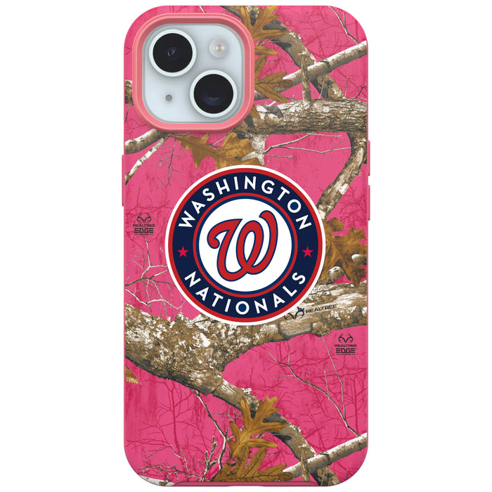 RealTree Camo OtterBox Phone case with Washington Nationals Primary Logo