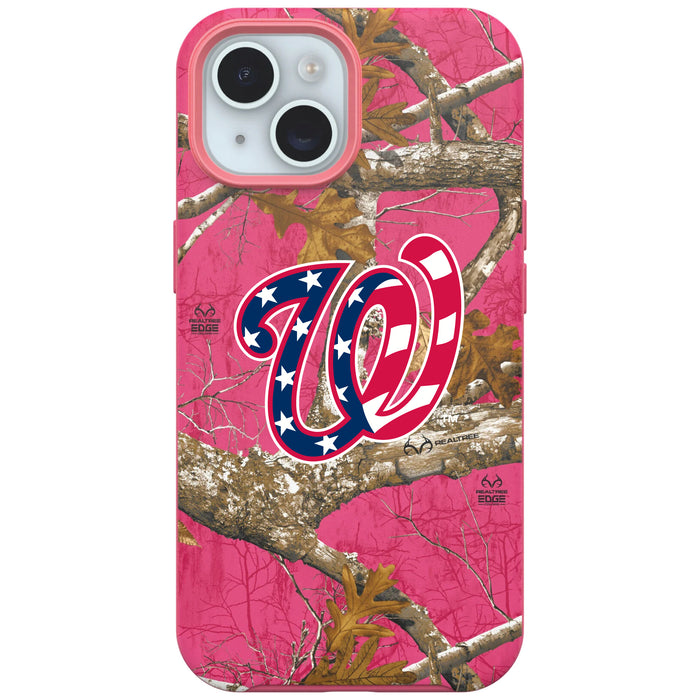 RealTree Camo OtterBox Phone case with Washington Nationals Primary Logo