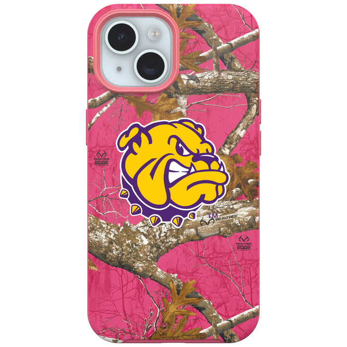 RealTree OtterBox Phone case with Western Illinois University Leathernecks Primary Logo