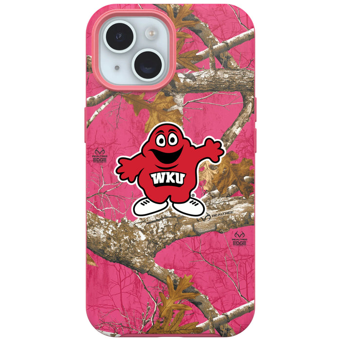 RealTree OtterBox Phone case with Western Kentucky Hilltoppers Primary Logo
