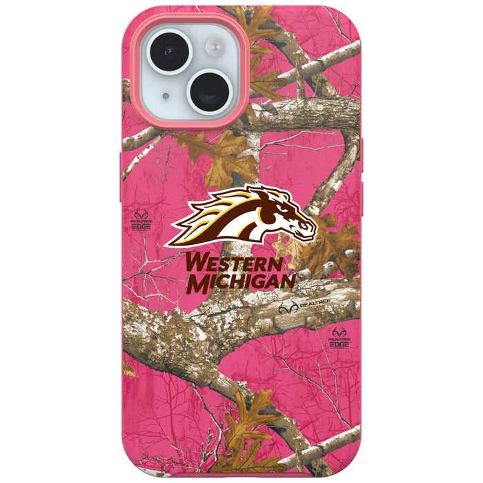 RealTree OtterBox Phone case with Western Michigan Broncos Primary Logo