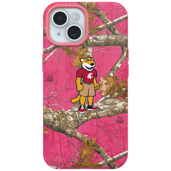 RealTree OtterBox Phone case with Washington State Cougars Primary Logo