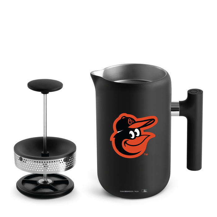 Fellow Clara French Press Baltimore Orioles Logos