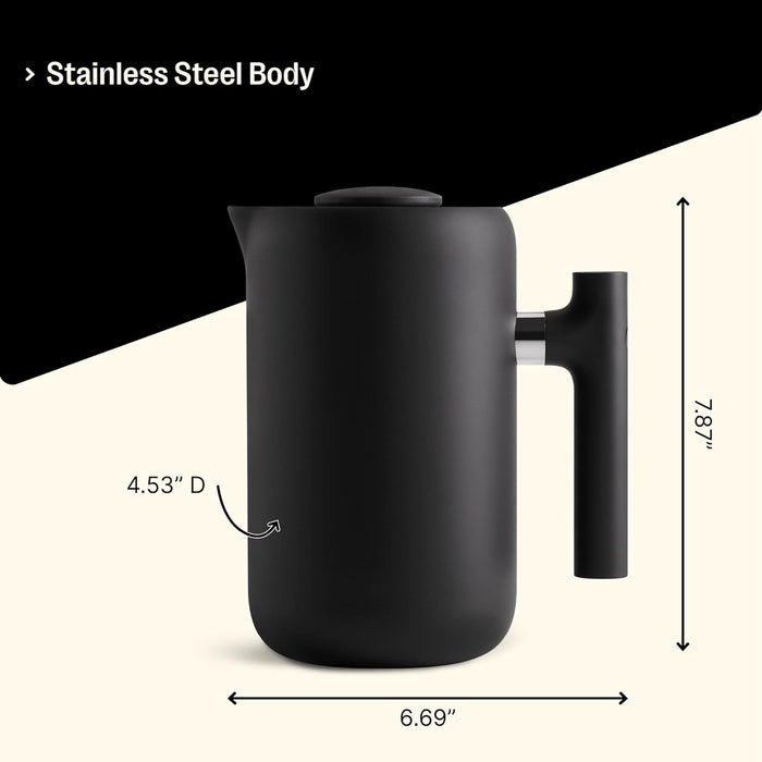 Fellow Clara French Press with Providence Friars Friars design