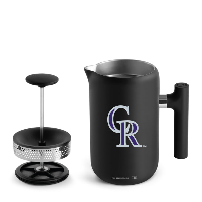 Fellow Clara French Press Colorado Rockies Logos