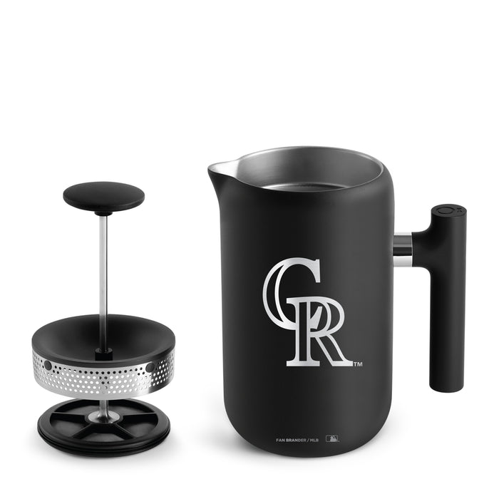 Fellow Clara French Press Colorado Rockies Logos