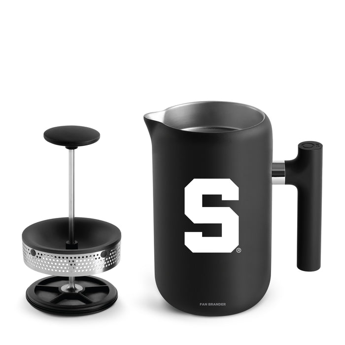 Fellow Clara French Press with Michigan State Spartans Spartans design