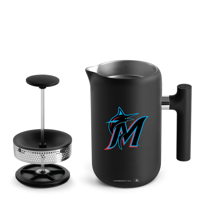 Fellow Clara French Press Miami Marlins Logos