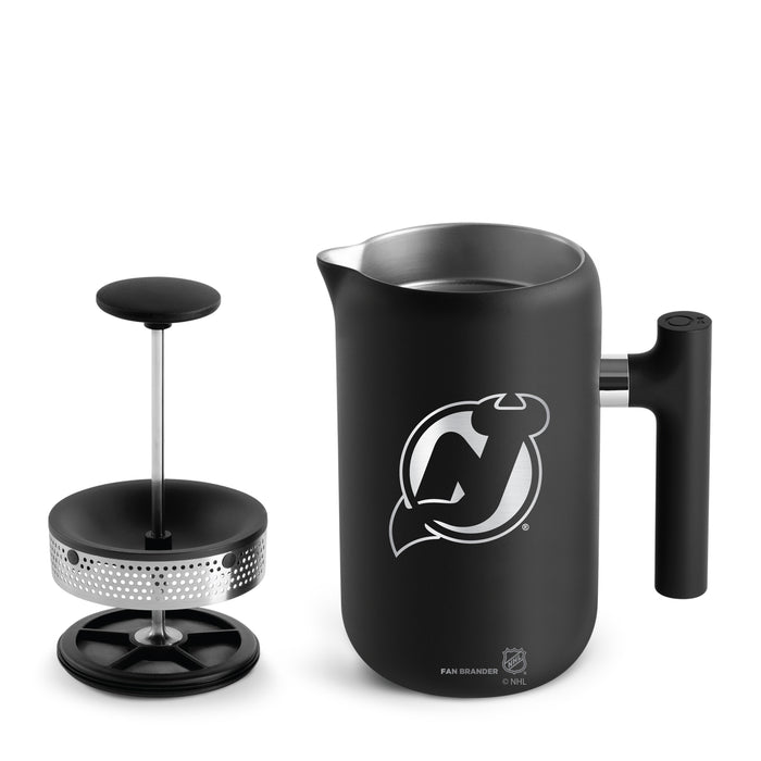 Fellow Clara French Press New Jersey Devils Logos