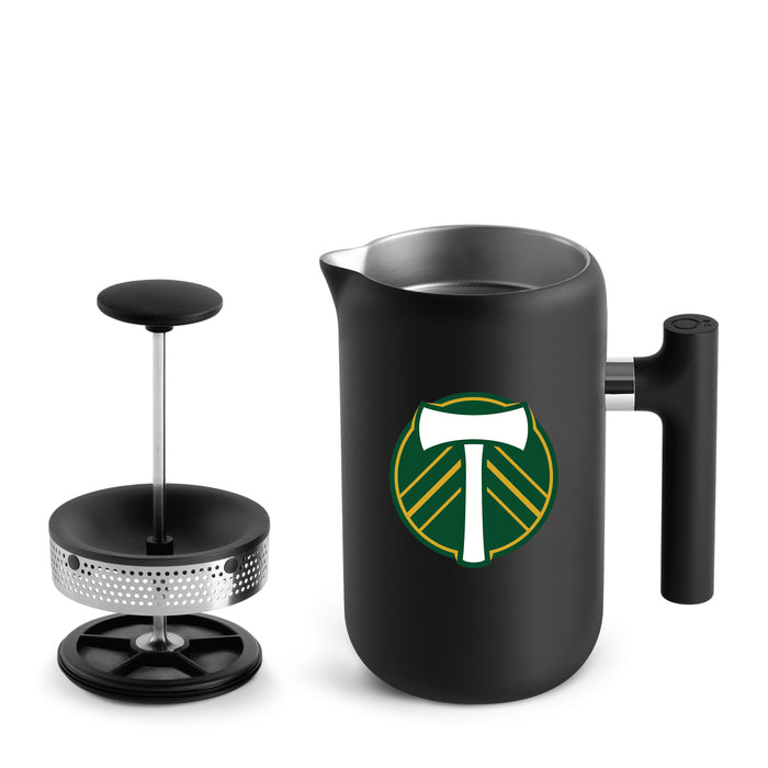 Fellow Clara French Press Portland Timbers Logos