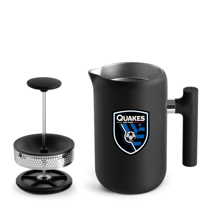 Fellow Clara French Press San Jose Earthquakes Logos