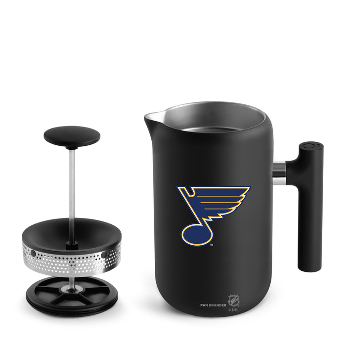 Fellow Clara French Press St. Louis Blues Logos