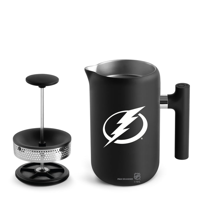 Fellow Clara French Press Tampa Bay Lightning Logos