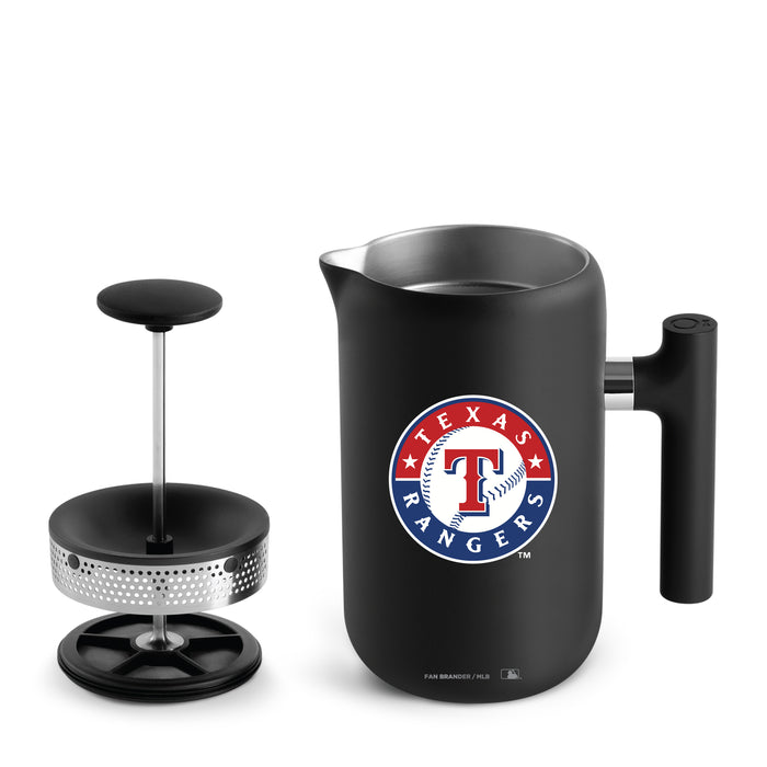 Fellow Clara French Press Texas Rangers Logos