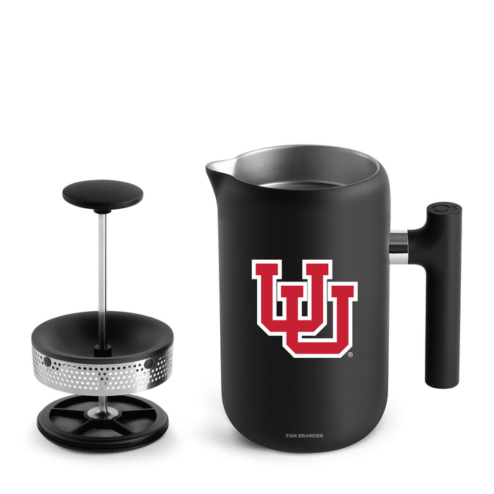 Fellow Clara French Press with Utah Utes Utes design