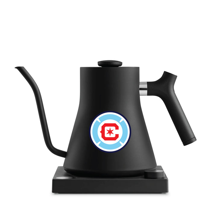 Fellow Electric Kettle with Chicago Fire Logos