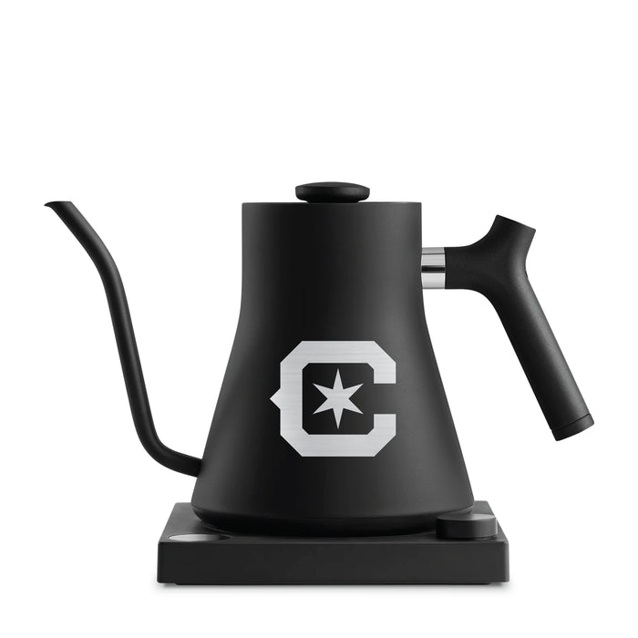 Fellow Electric Kettle with Chicago Fire Logos