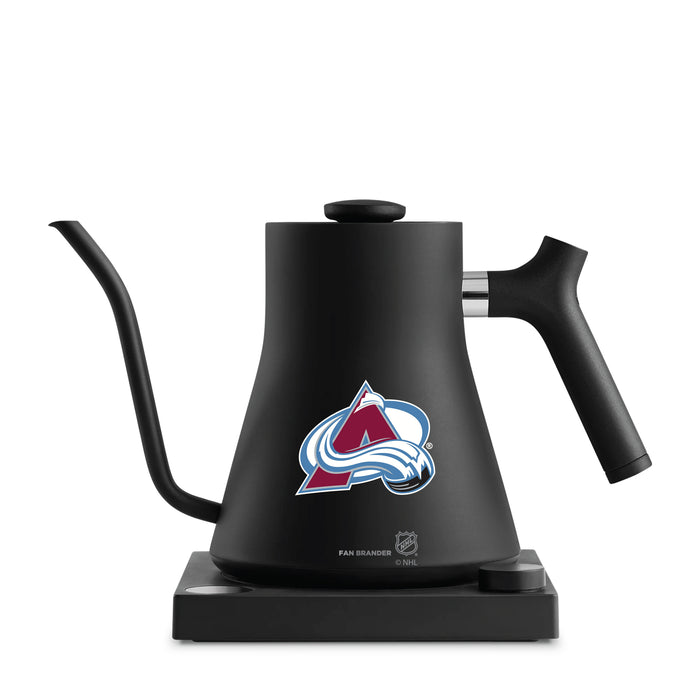 Fellow Electric Kettle with Colorado Avalanche Logos