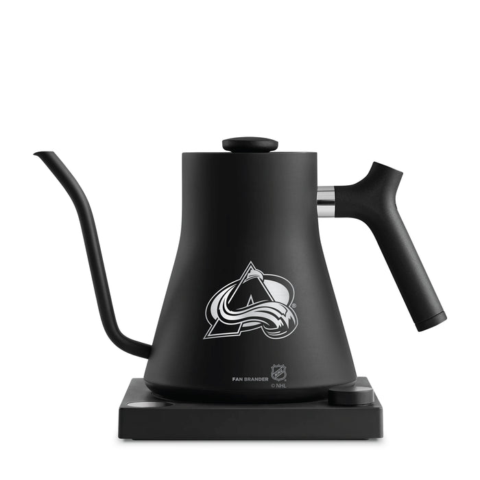 Fellow Electric Kettle with Colorado Avalanche Logos