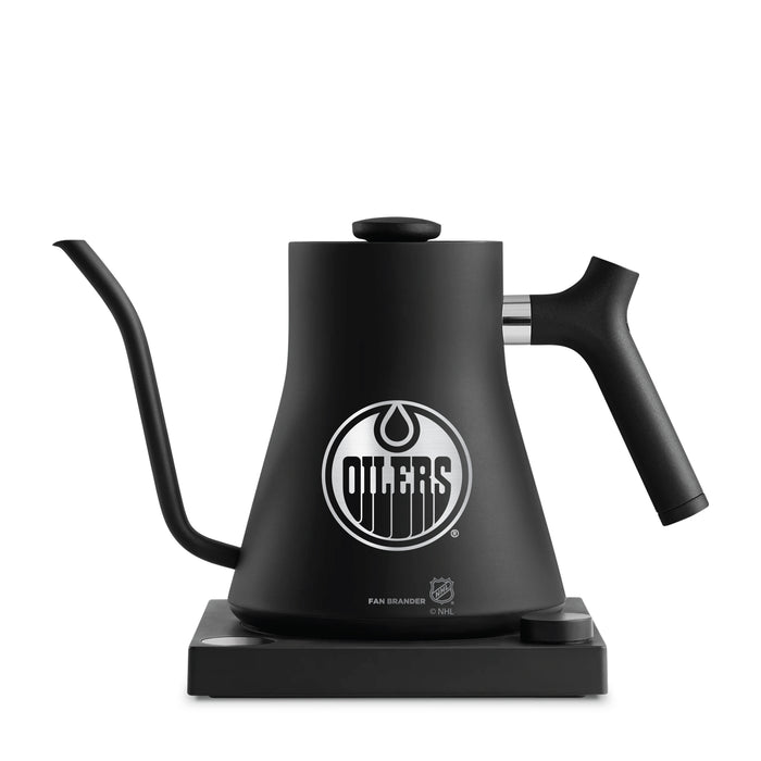 Fellow Electric Kettle with Edmonton Oilers Logos