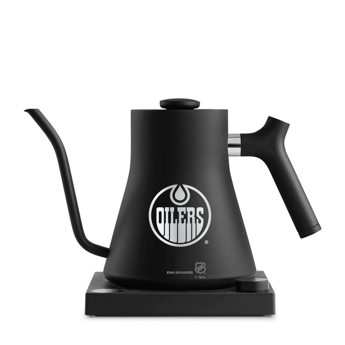 Fellow Electric Kettle with Edmonton Oilers Logos