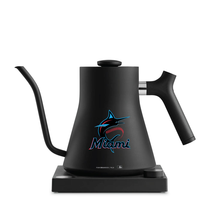 Fellow Electric Kettle with Miami Marlins Logos