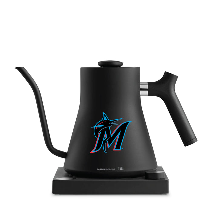 Fellow Electric Kettle with Miami Marlins Logos