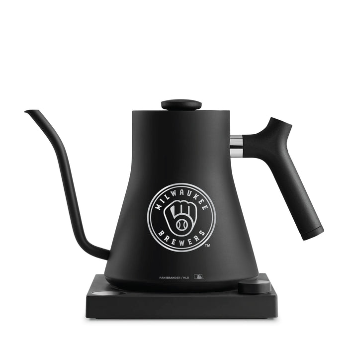 Fellow Electric Kettle with Milwaukee Brewers Logos