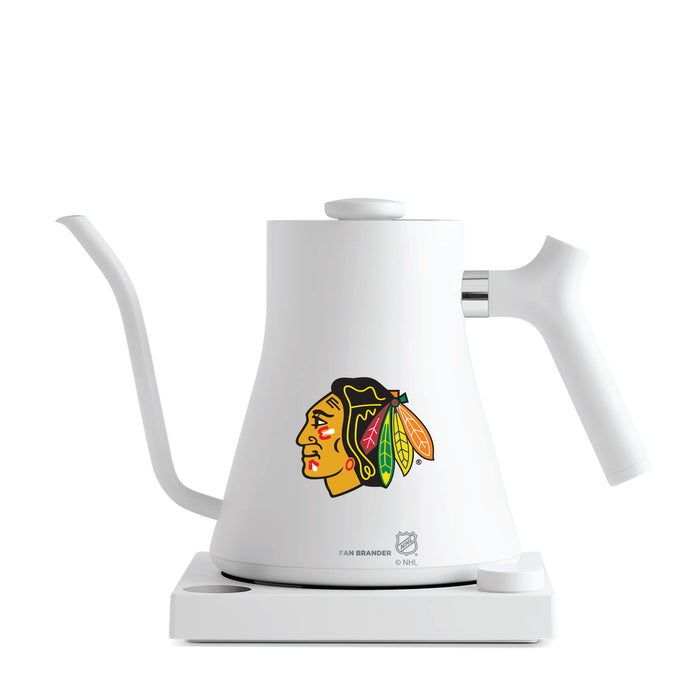 Fellow Electric Kettle with Chicago Blackhawks Logos