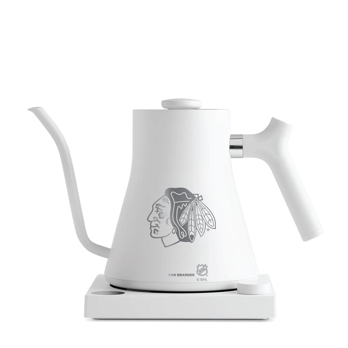 Fellow Electric Kettle with Chicago Blackhawks Logos