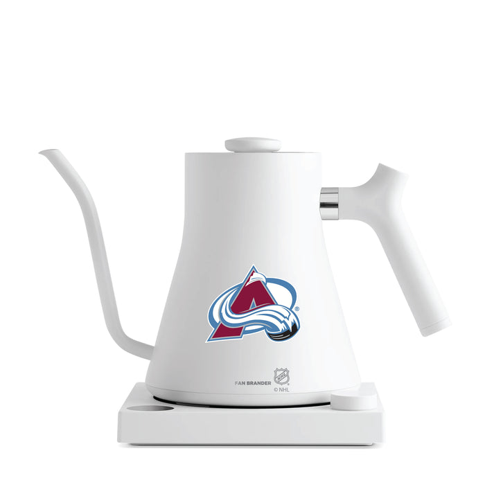 Fellow Electric Kettle with Colorado Avalanche Logos