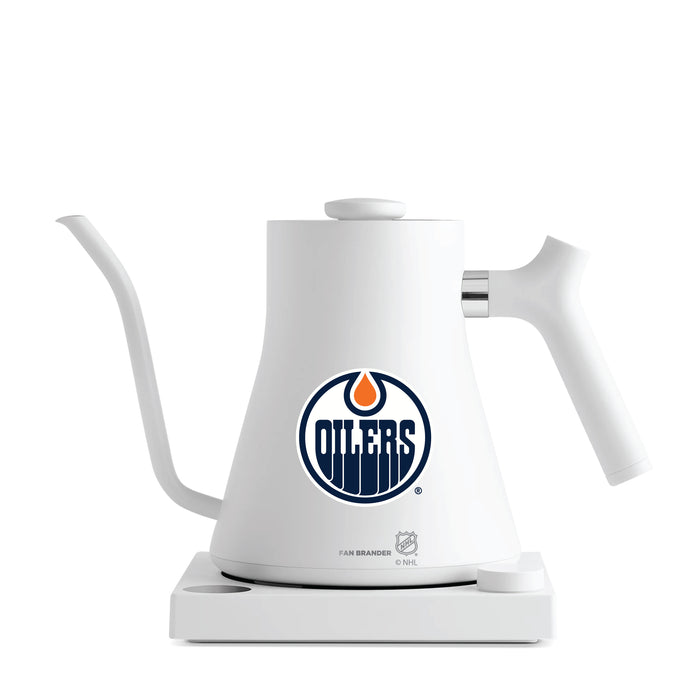 Fellow Electric Kettle with Edmonton Oilers Logos