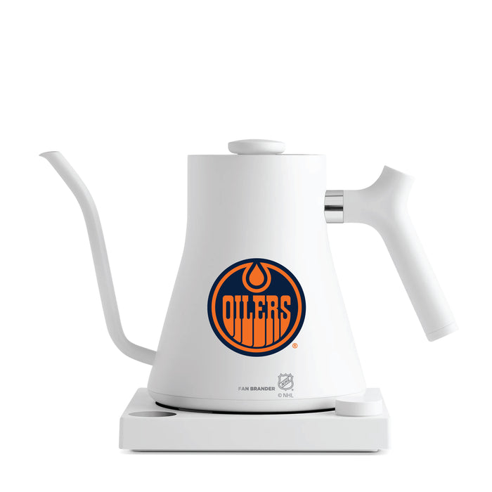 Fellow Electric Kettle with Edmonton Oilers Logos