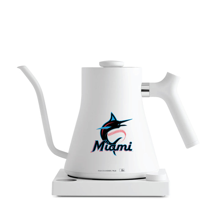 Fellow Electric Kettle with Miami Marlins Logos