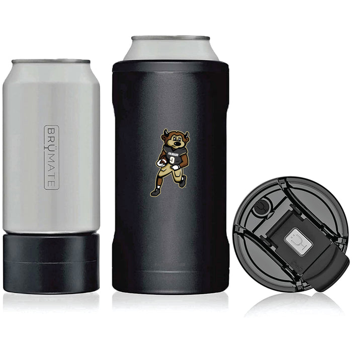 BruMate Hopsulator Trio 3-in-1 Insulated Can Cooler with Colorado Buffaloes Ralphie Football