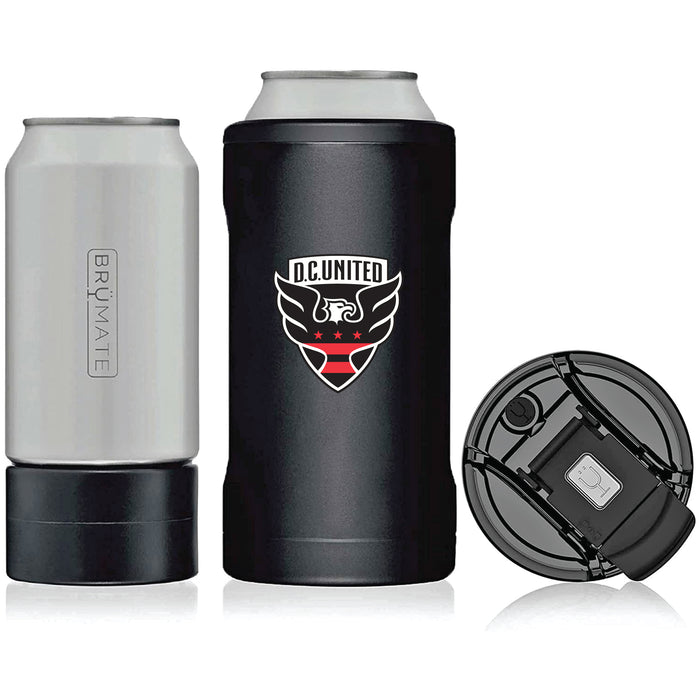 BruMate Hopsulator Trio 3-in-1 Insulated Can Cooler with D.C. United Primary Logo