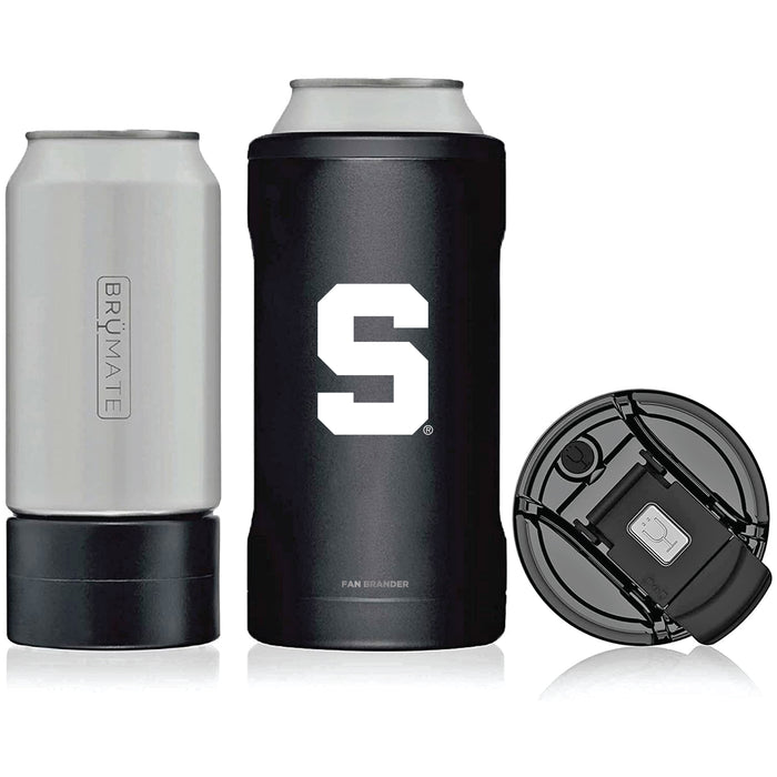 BruMate Hopsulator Trio 3-in-1 Insulated Can Cooler with Michigan State Spartans Block S