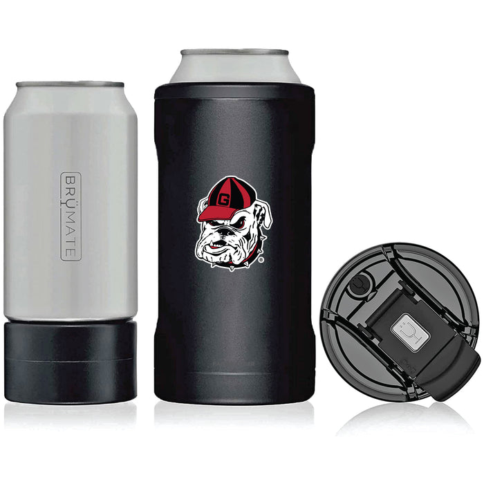 BruMate Hopsulator Trio 3-in-1 Insulated Can Cooler with Georgia Bulldogs Georgia Bulldog