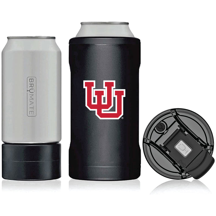 BruMate Hopsulator Trio 3-in-1 Insulated Can Cooler with Utah Utes UU