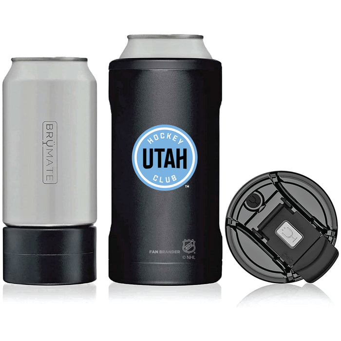 BruMate Hopsulator Trio 3-in-1 Insulated Can Cooler with Utah Hockey Club Primary Mark