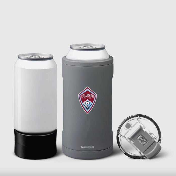 BruMate Hopsulator Trio 3-in-1 Insulated Can Cooler with Colorado Rapids Primary Logo