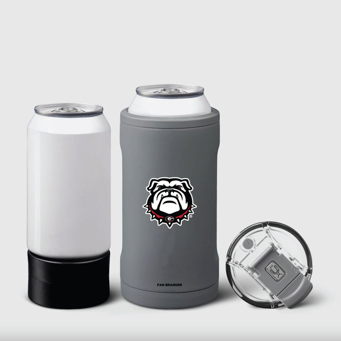 BruMate Hopsulator Trio 3-in-1 Insulated Can Cooler with Georgia Bulldogs Secondary Logo