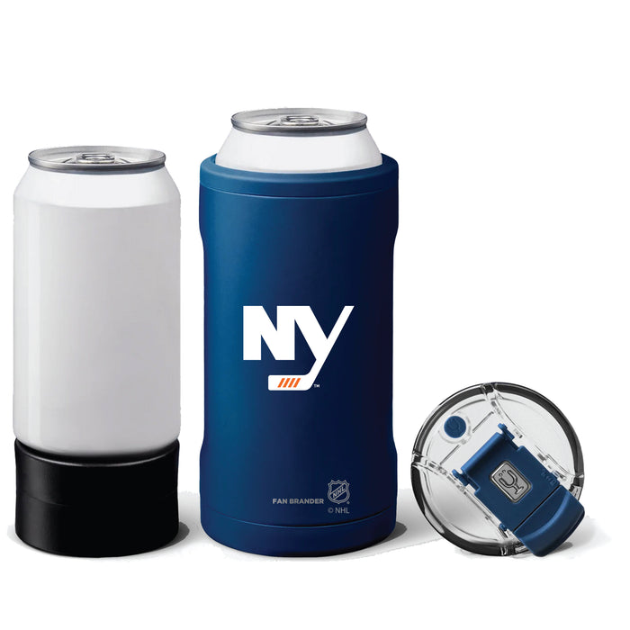 BruMate Hopsulator Trio 3-in-1 Insulated Can Cooler with New York Islanders Secondary Logo